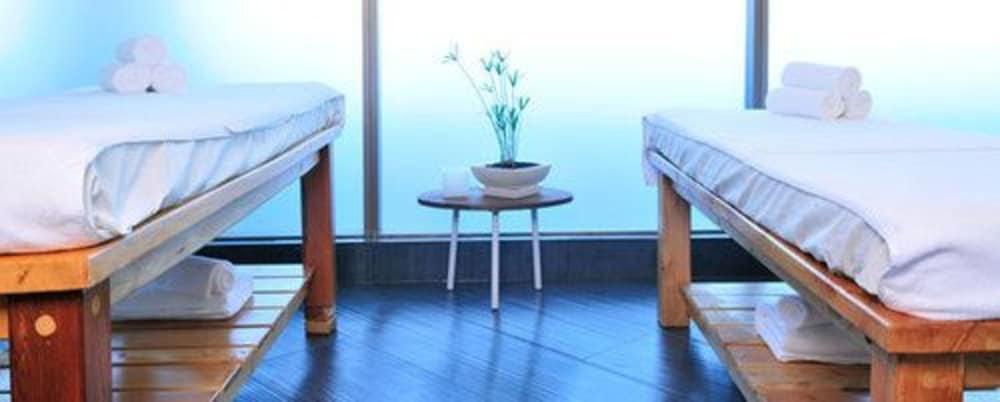 Hotel Dreams Valdivia Dış mekan fotoğraf A small table with a plant